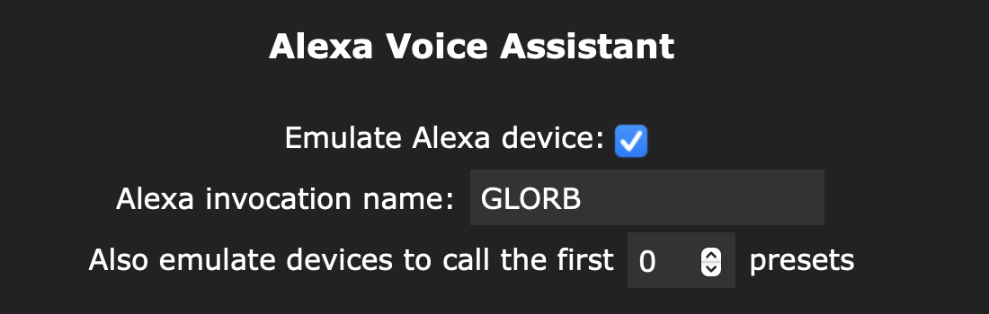 WLED Alexa Integration